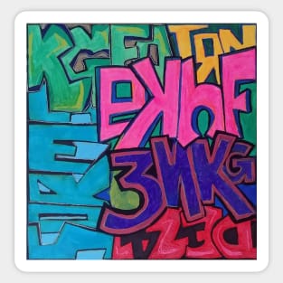 eKhD Graffiti Sticker